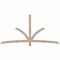 Ekena Millwork Davenport Smooth Timber Gable Bracket, Douglas Fir, 96"W x 48"H x 3 1/2"D x 3 1/2"F, 12/12 Pitch GBW096X48X0404DAV00SDF - alternate 1